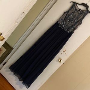 Adrianna Papell beaded long dress